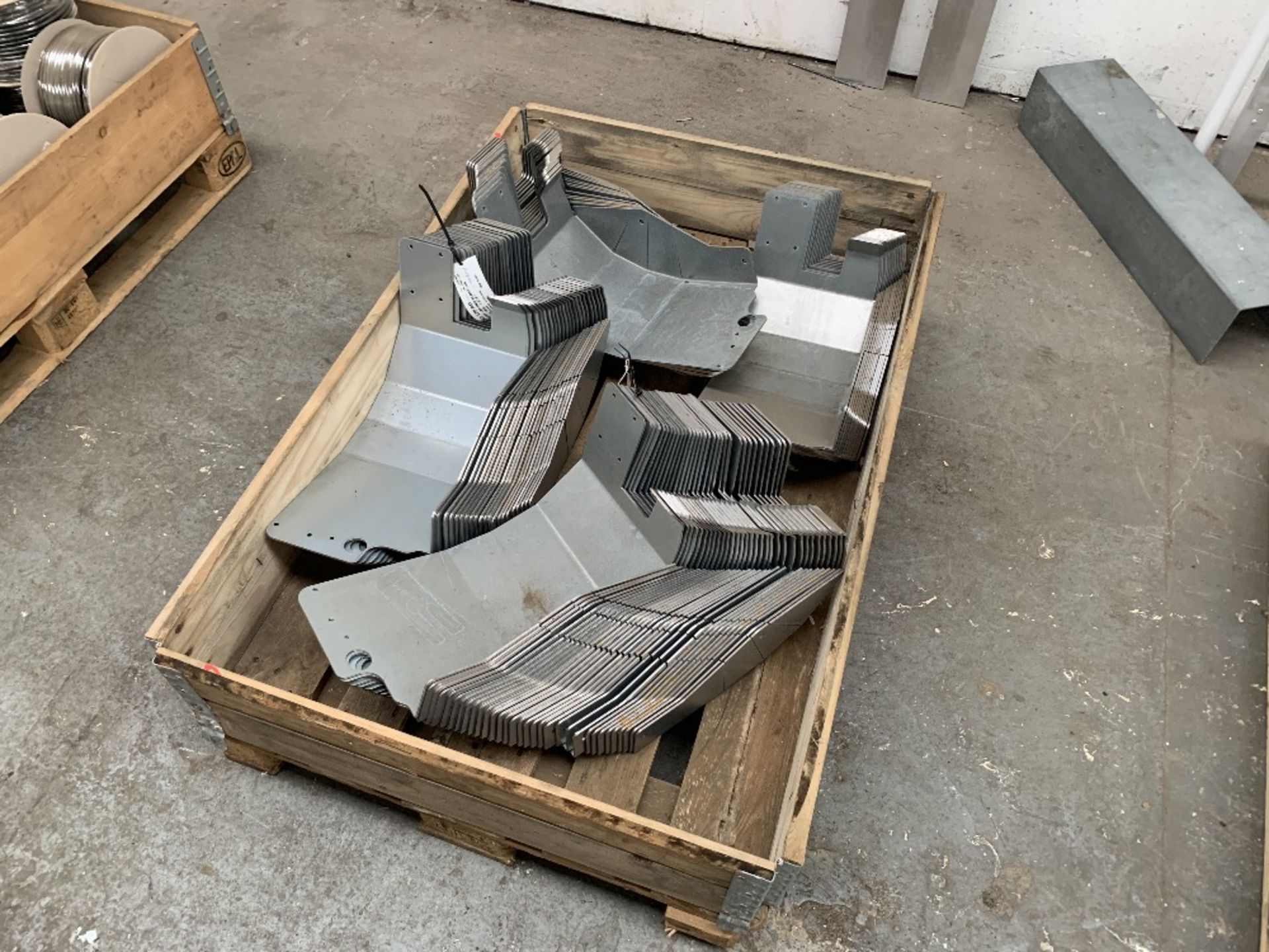 Pallet of Fabricated Metal Components