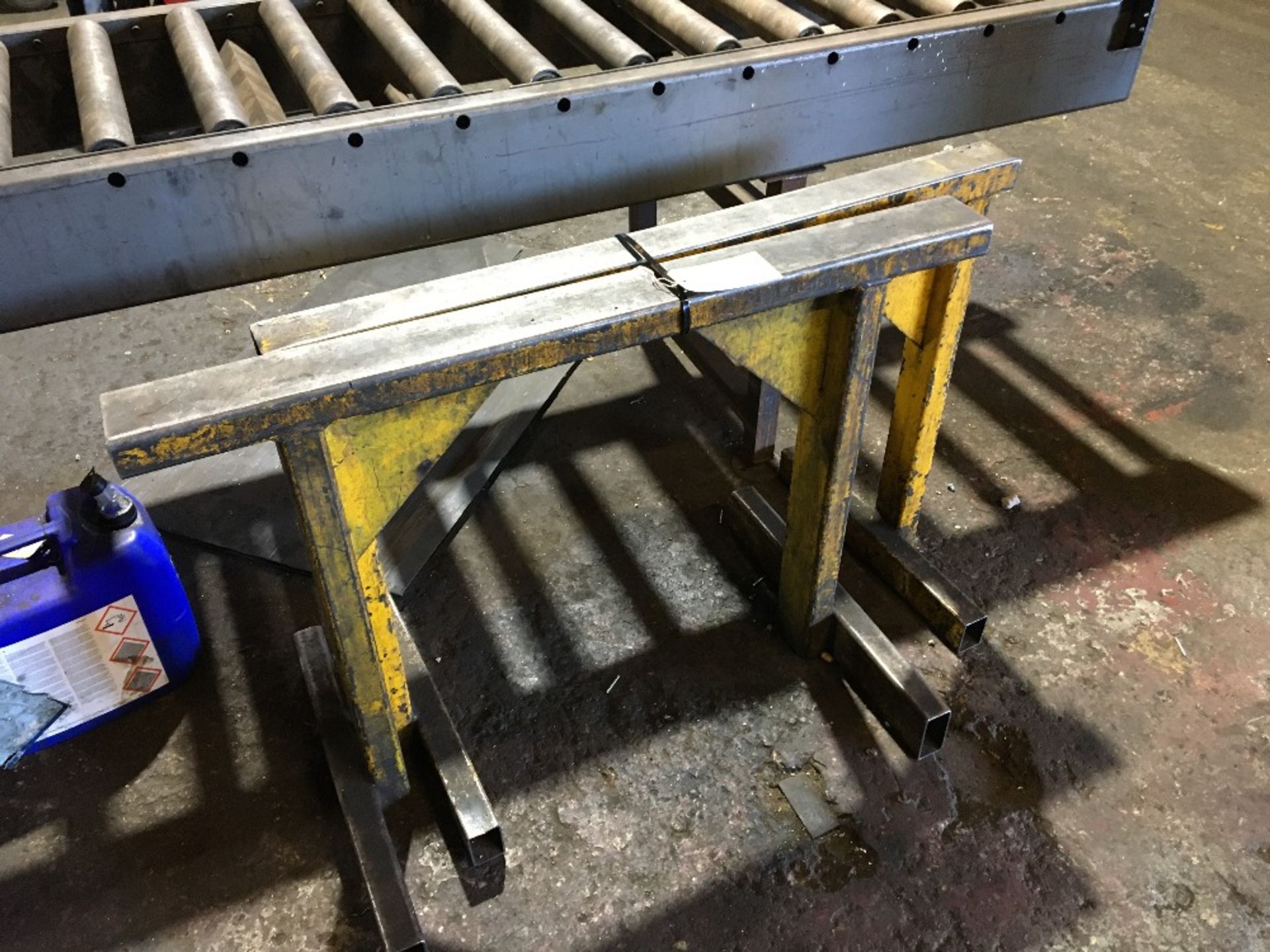 (2) Steel trestles - Image 2 of 2