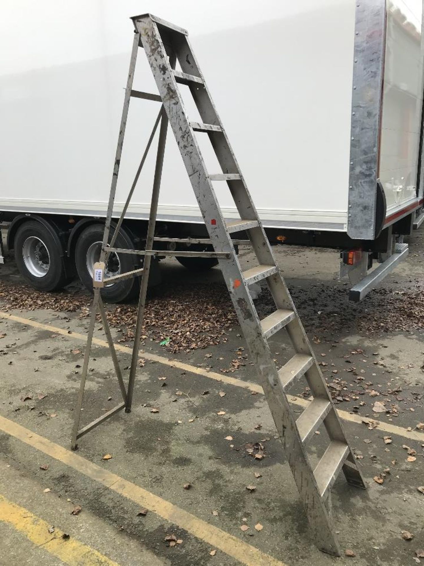9 Rung Mobile Step Ladder
