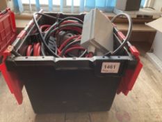 Box of cooper battery wiring with connector box