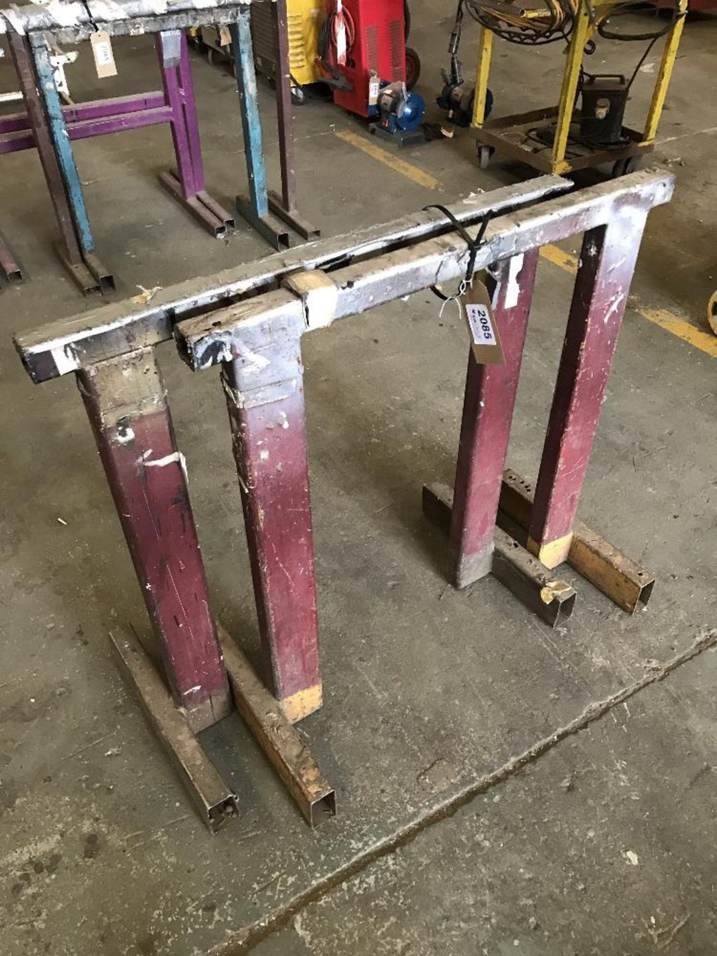 (2) Heavy Duty Steel Trestles