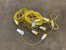 (4)110v extension cables