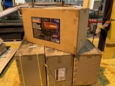 (4) Brand New Sealey LP401 Gas Powered Space Heater