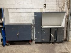 (2) Bespoke Mobile Cabinets