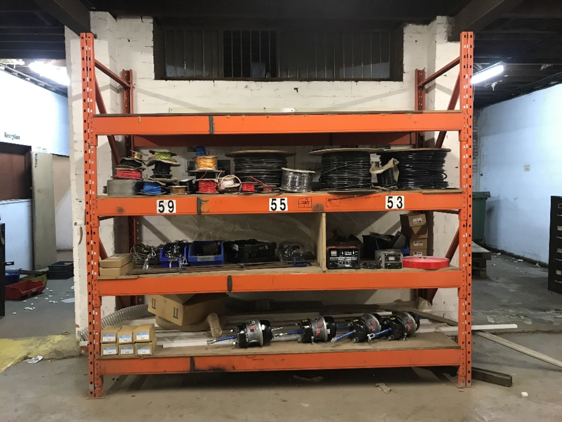 1 Bay of Heavy Duty Racking with contents to include - Image 2 of 7