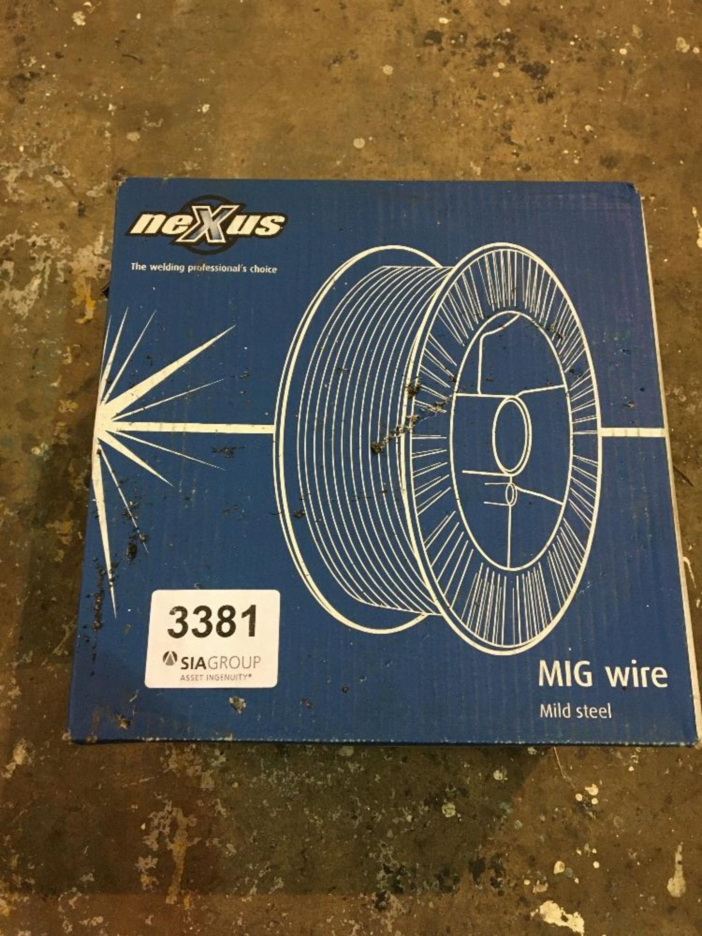 (2) Nexus SG2 1.0mm mild steel Mig welding wire with plastic spool boxed