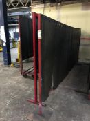 (2) Heavy Duty Welding Screens