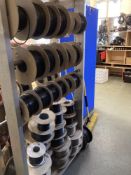 Bespoke Mobile Wire Spool Holder with contents
