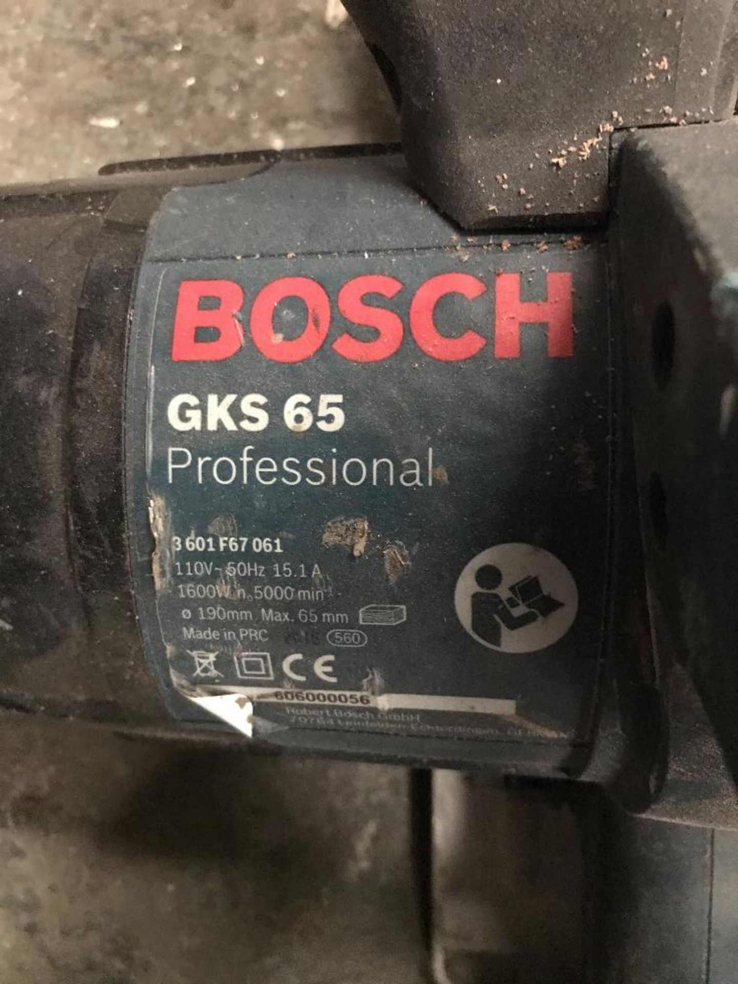 Bosch GKS 65 Professional 190mm Circular Saw - Image 2 of 3