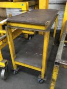 Mobile steel framed trolley