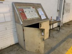 Bespoke wooden 2-door storage cabinet