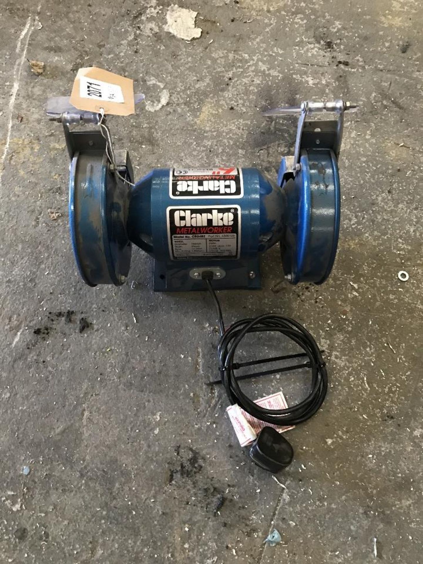 Clarke Metalworker CBG6RZ 150mm(6") Bench Grinder 240V - Image 3 of 4