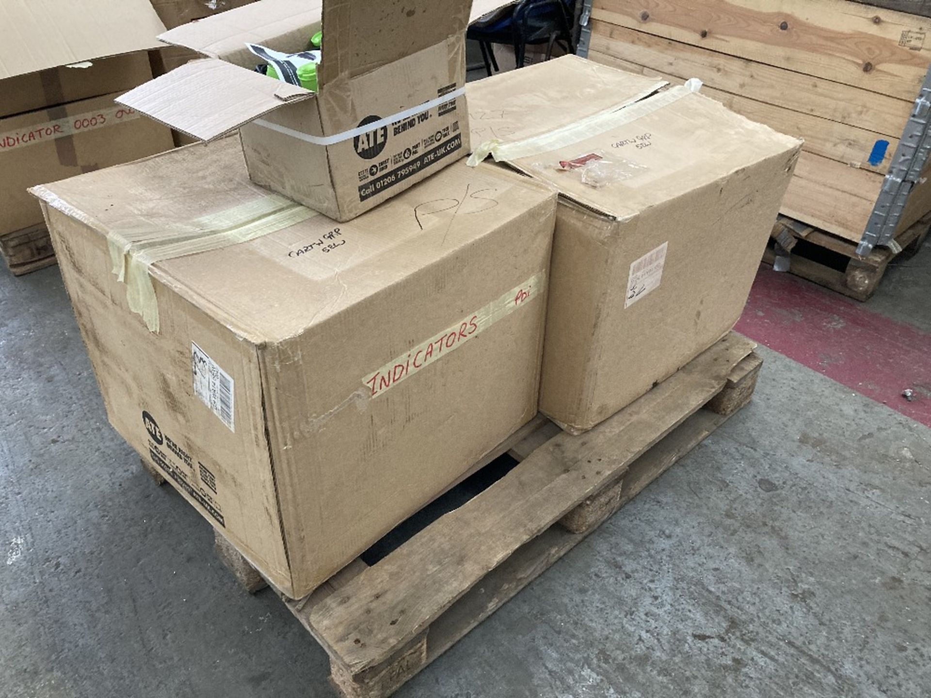 Pallet of Wheel Sentry Indicators for 10 Stud Wheels