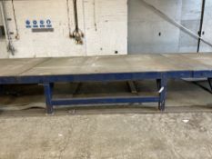 Steel framed heavy duty profile table