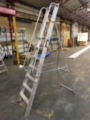 Steel 7 rung stepladder