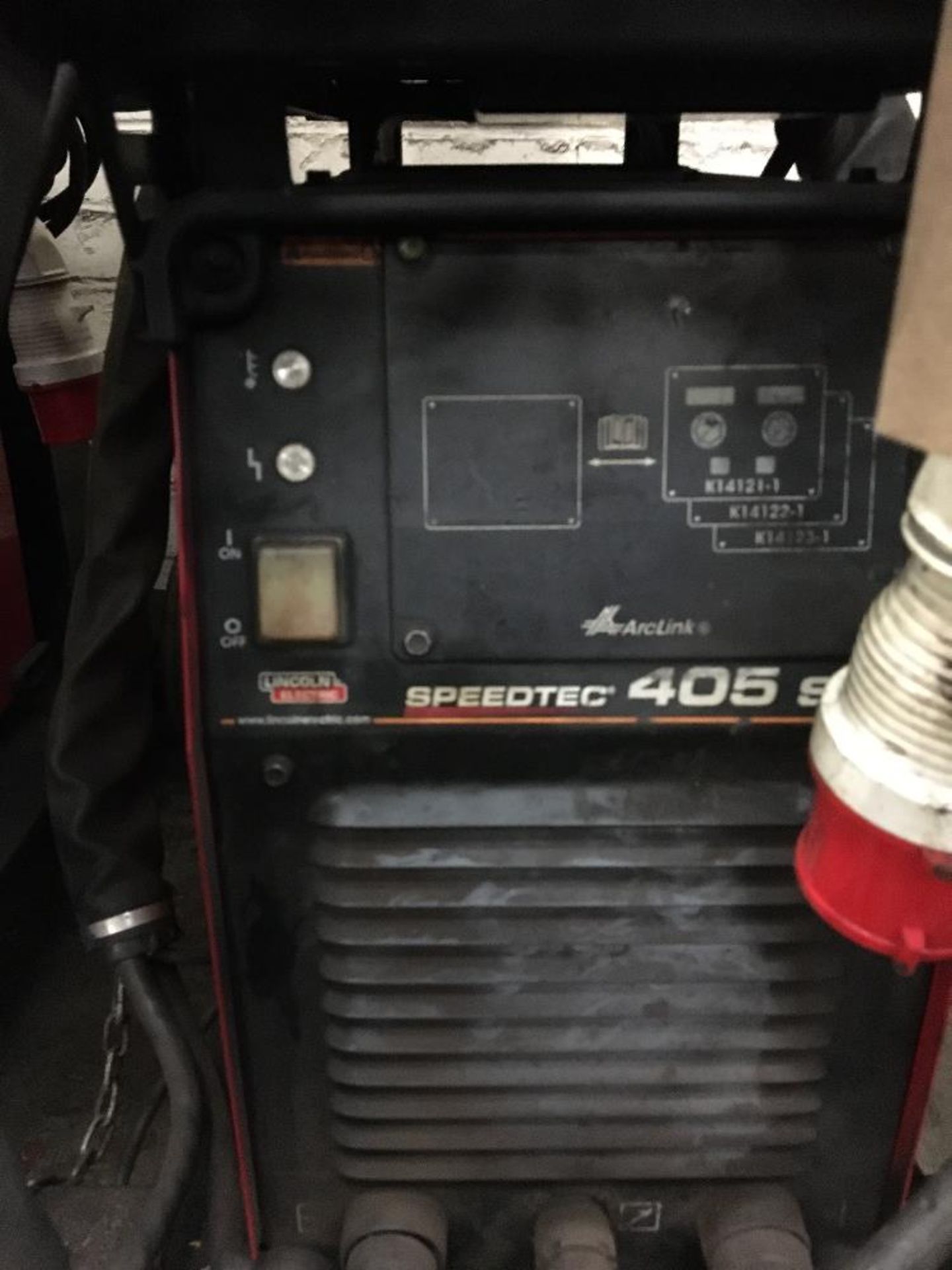 Lincoln Electric Speedtec 405S welding set - Image 3 of 4