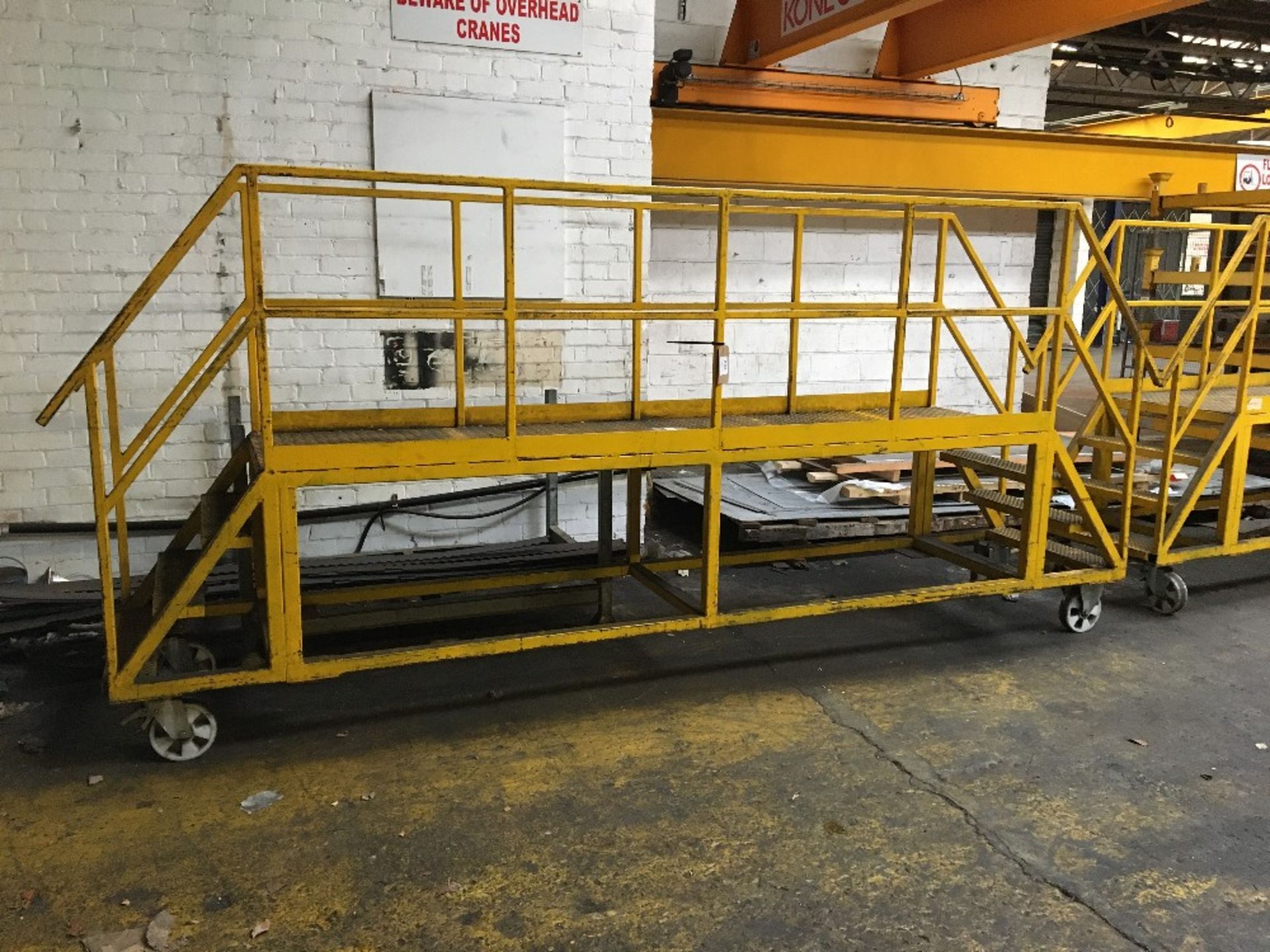 Steel framed mobile gantry - Image 2 of 2