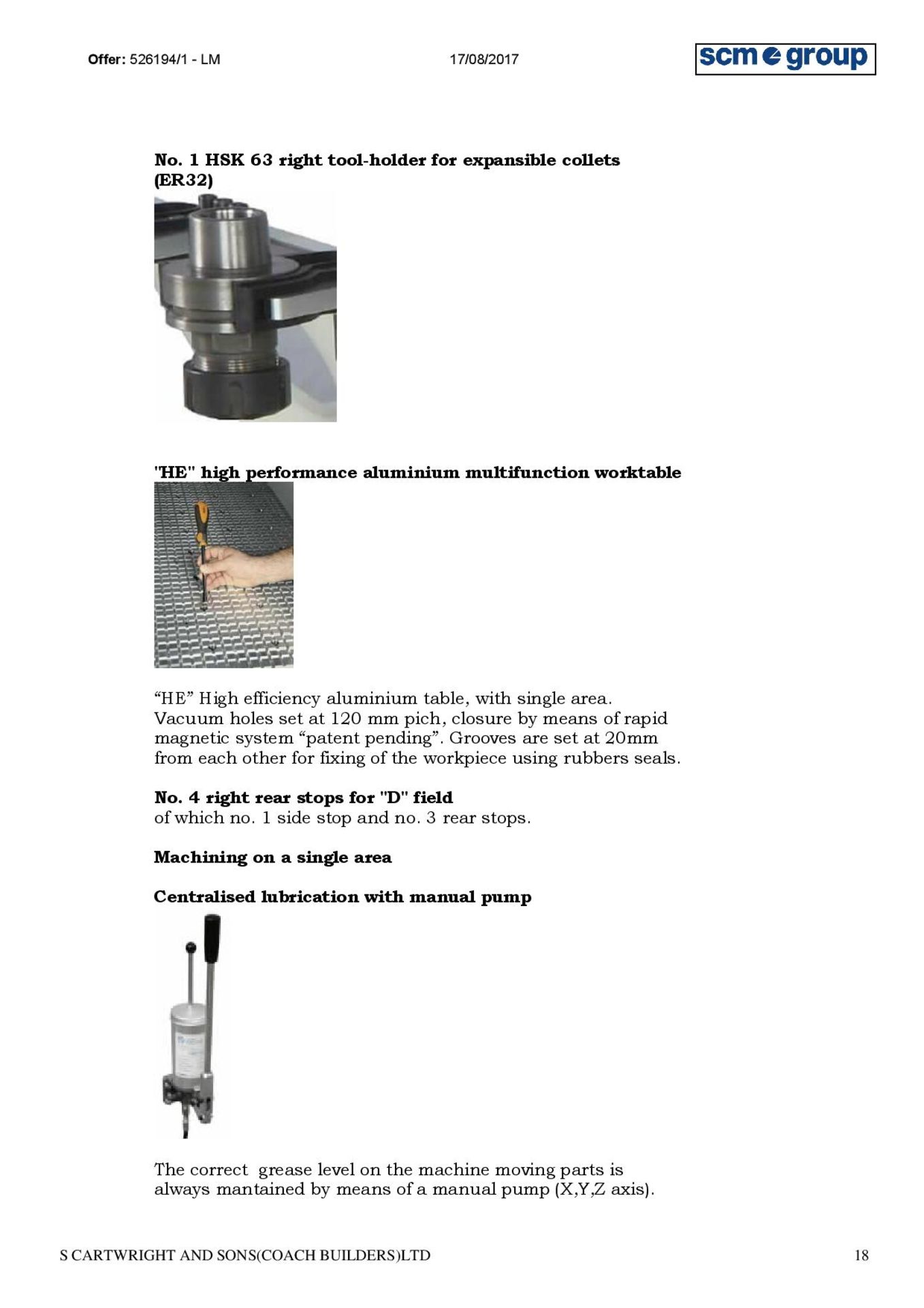 SCM Pratix S15C CNC router - Image 26 of 31