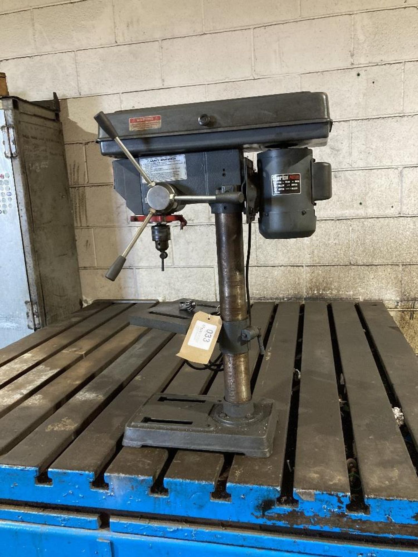 Clarke CDP1518 metal worker 240v bench mounted pillar drill