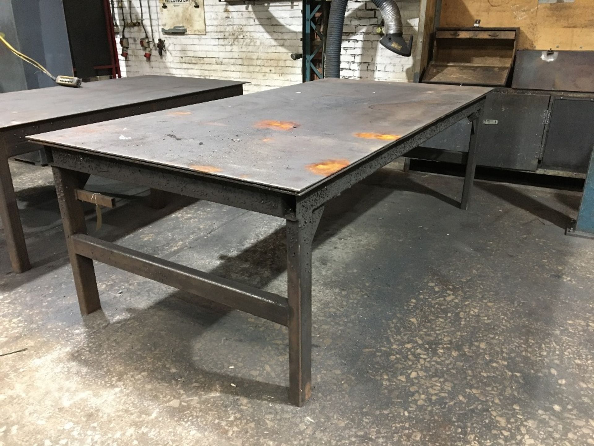 Heavy Duty Fabricated Welding Table - Image 2 of 2