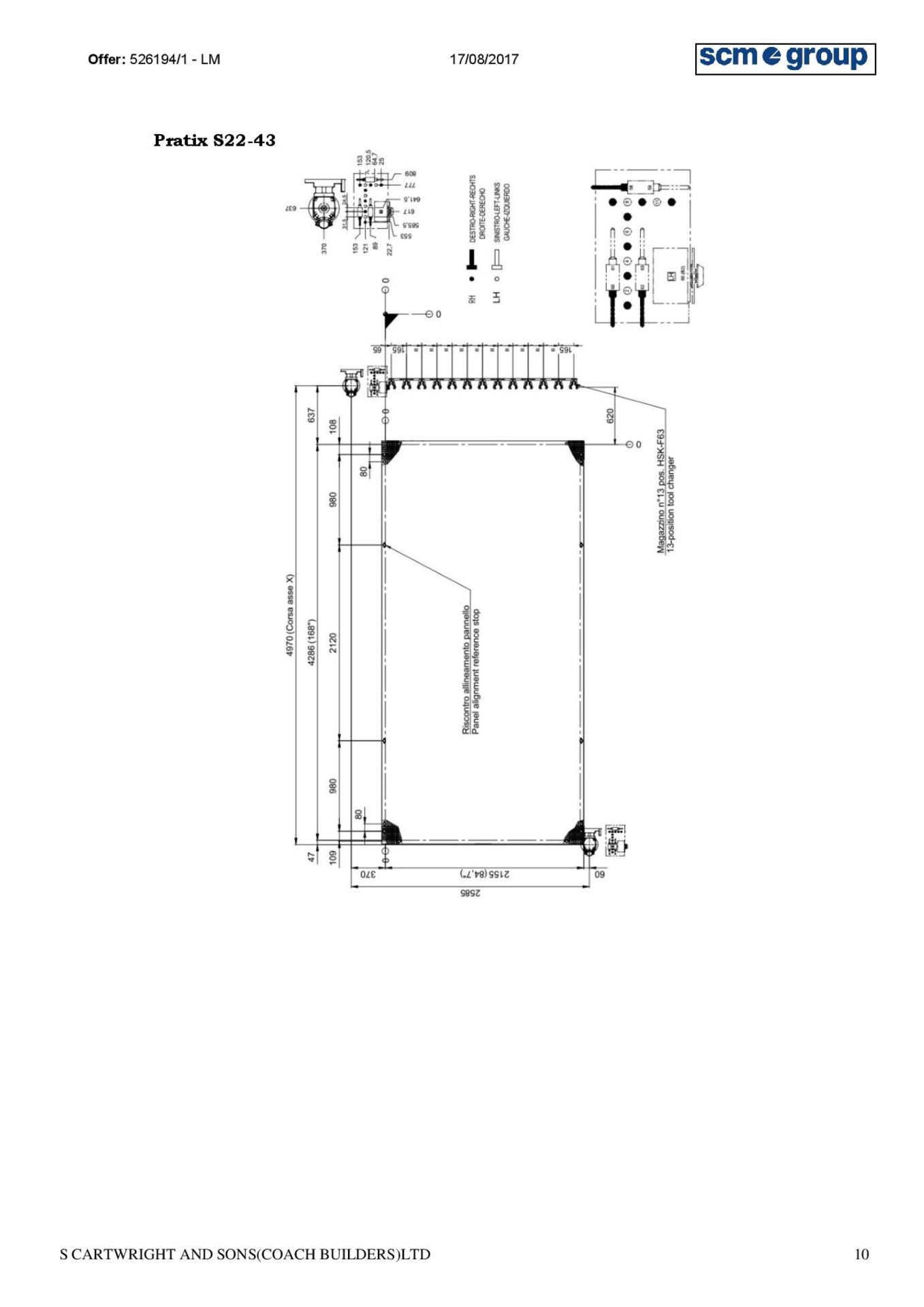 SCM Pratix S15C CNC router - Image 18 of 31