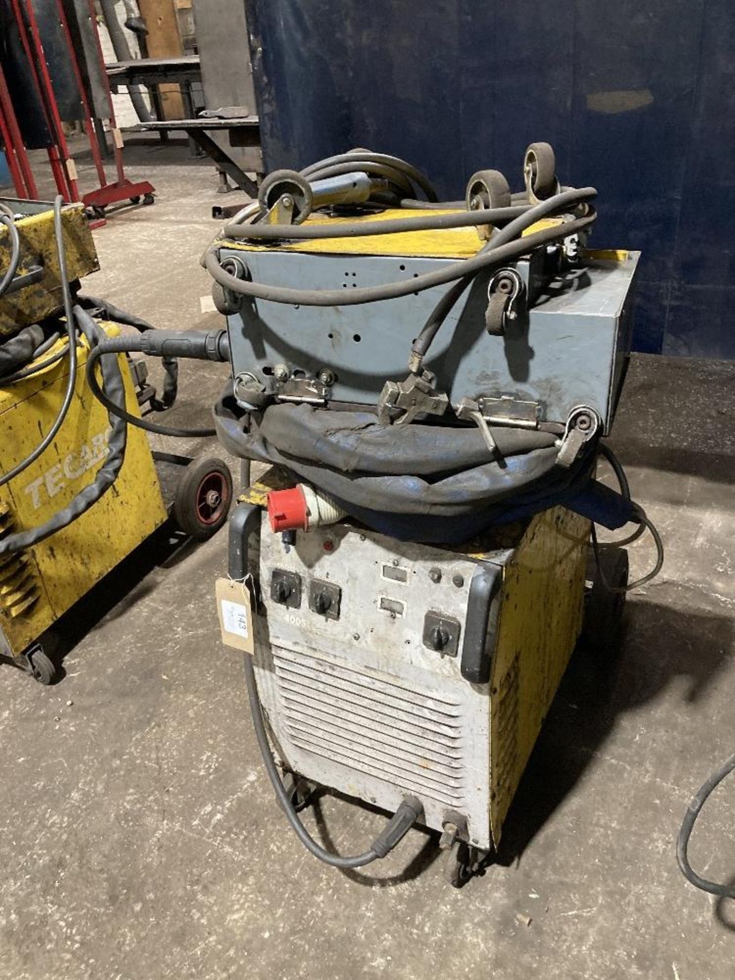 Tecarc MIG 400S MIG welding set c/w F40 Wire Feeder - Image 3 of 5