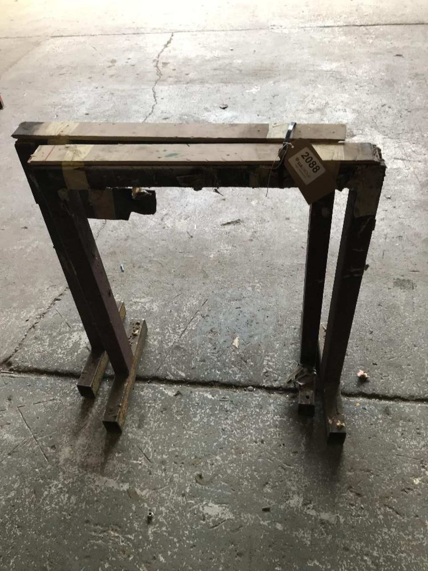 (2) Heavy Duty Steel Trestles