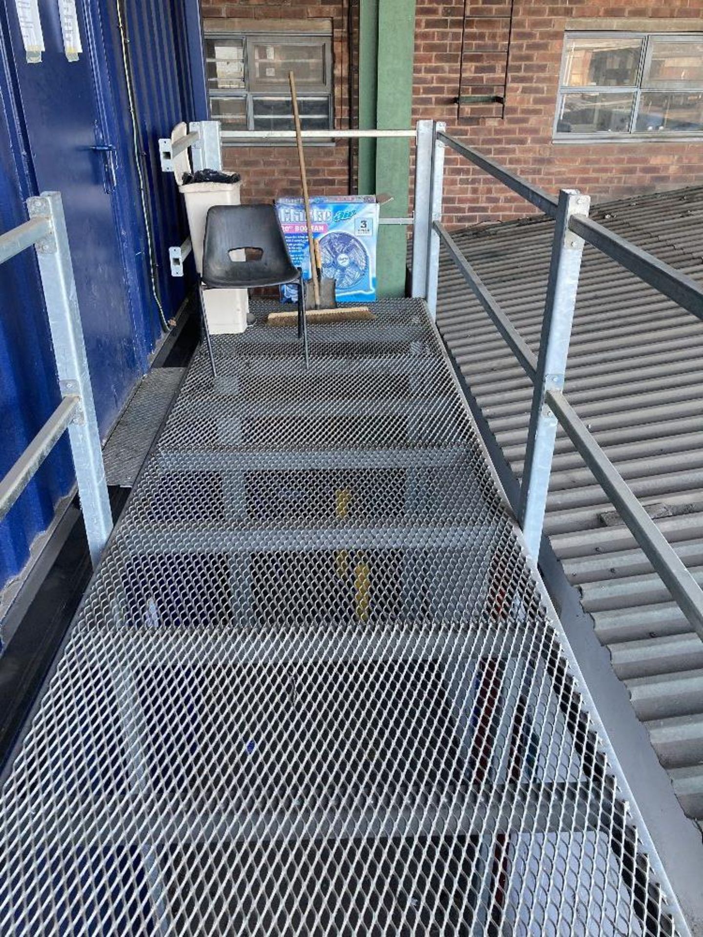 Galvanised Fabricated Staircase and Platform - Image 5 of 5