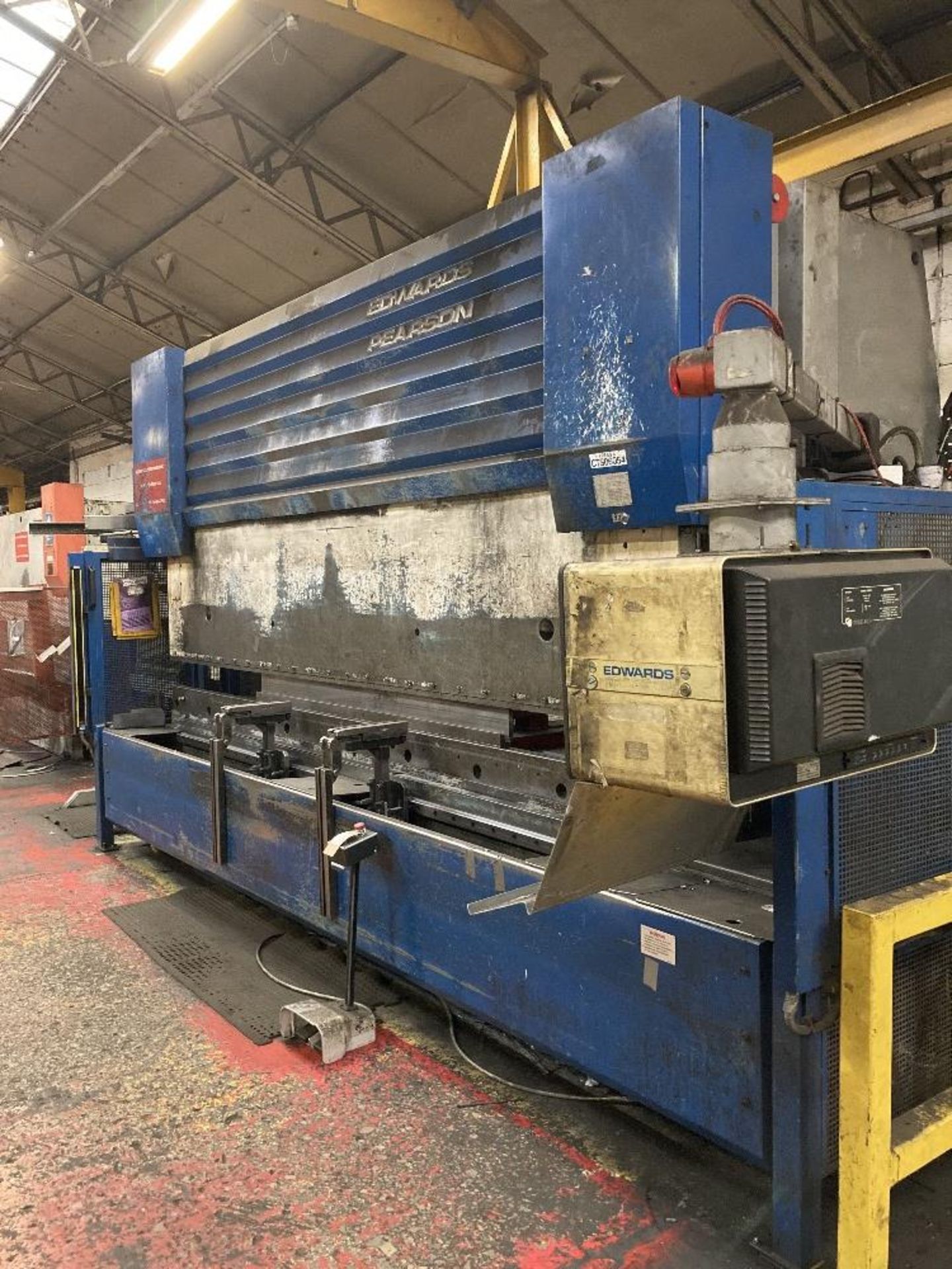 Edwards Pearson PR10 250/4100 press brake - Image 4 of 9