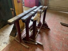 (3)Heavy Duty Steel Trestles