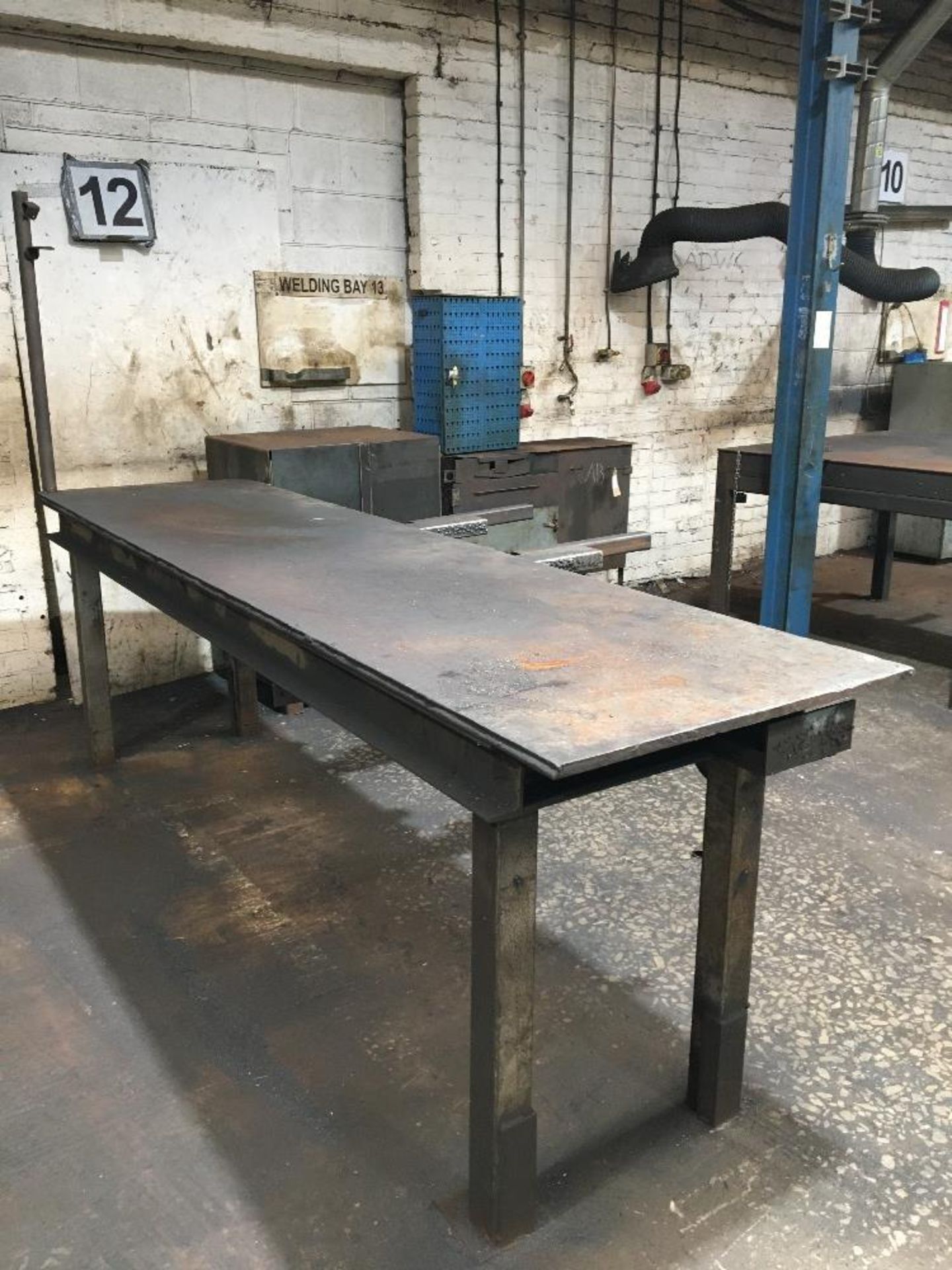 Heavy Duty Steel Welding Table - Image 2 of 3