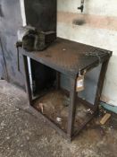 Steel Fabricated Table c/w Record No 6