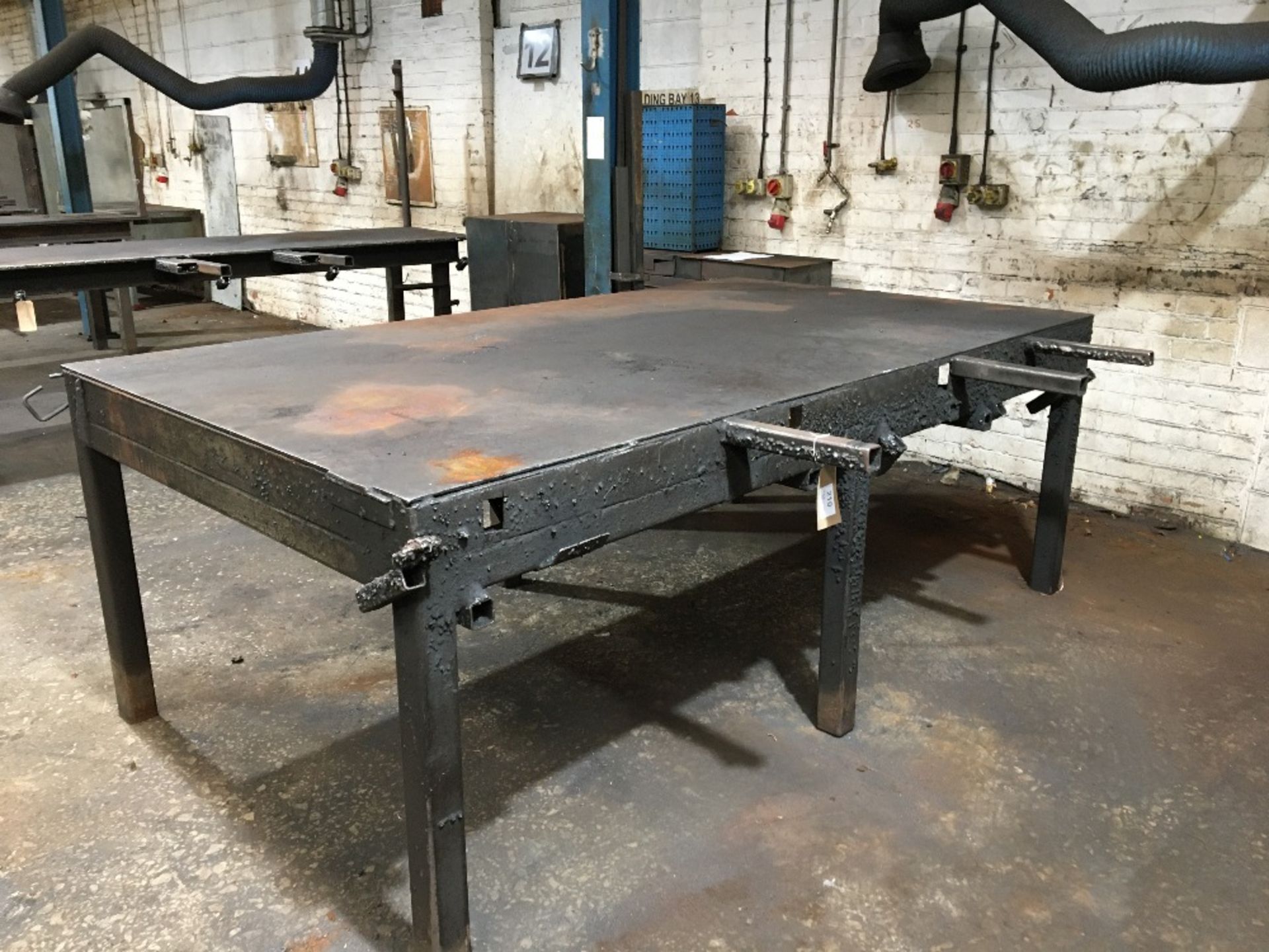 Heavy Duty Steel Welding Table - Image 3 of 3