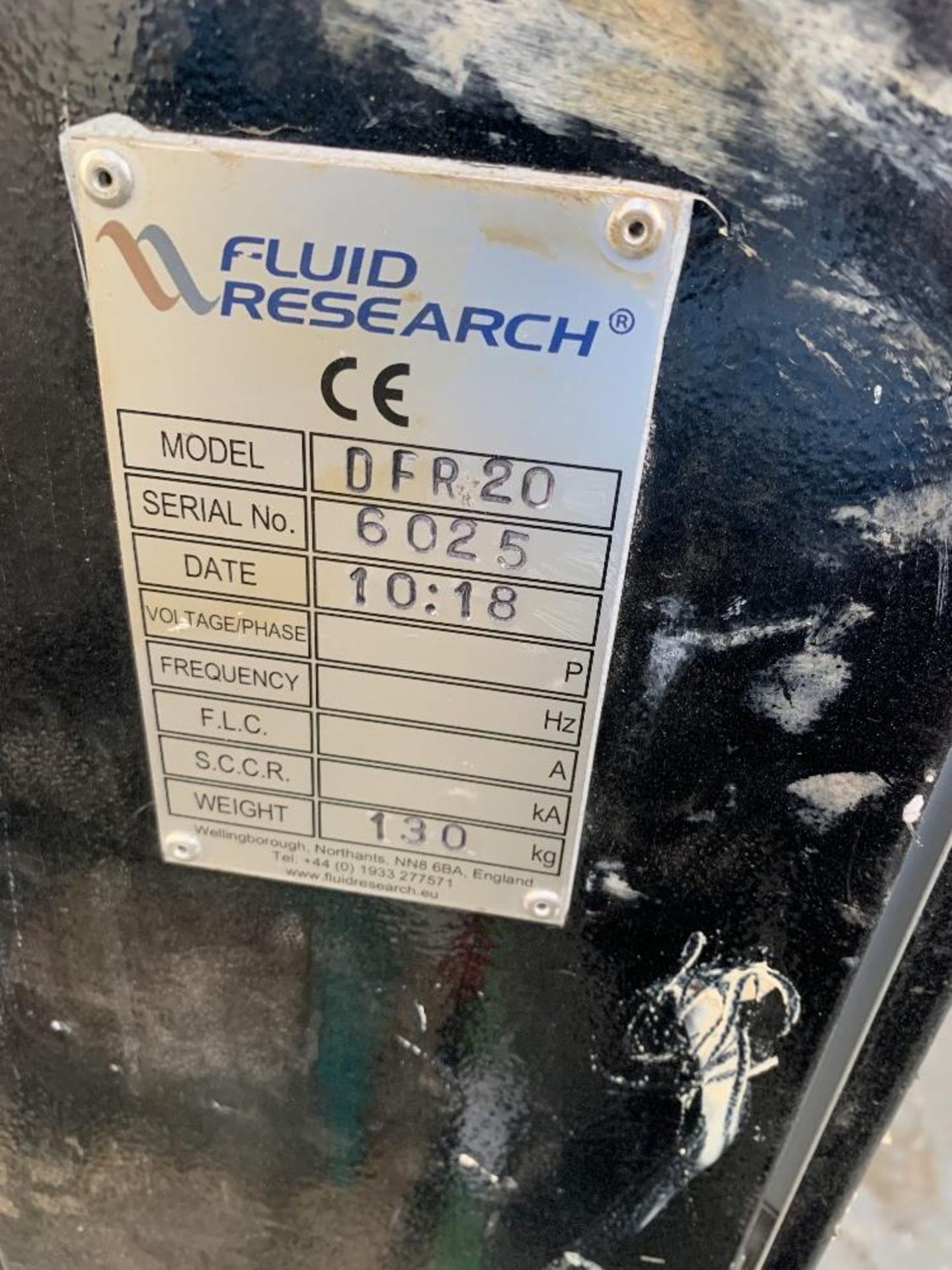 Fluid Research DFR20 Multi Component Dispensing System - Image 3 of 6