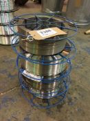 (4) Mild steel mig welding wire spools