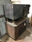 Steel Fabricated Mobile Cabinet with Cabinet on Top