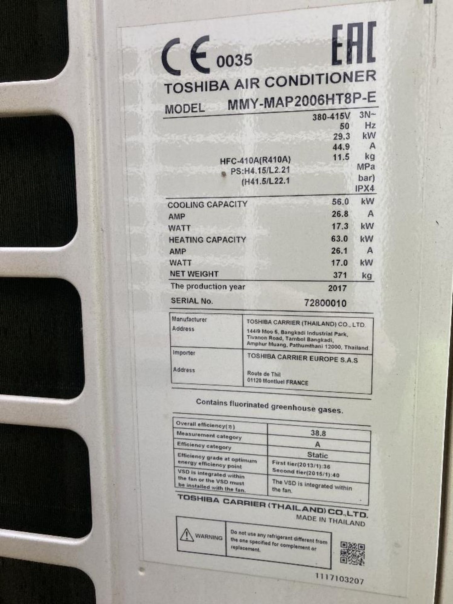 Toshiba VRF Air Conditioning System - Image 12 of 17