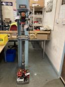 Clarke Metalworker Freestanding Pillar Drill with asscociated tooling