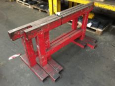 (3) Heavy Duty Steel Trestles