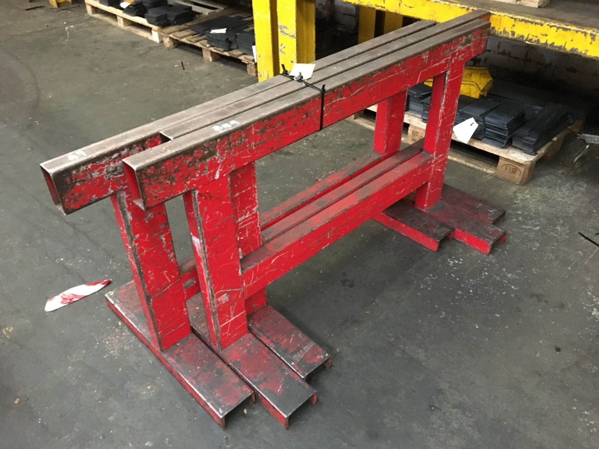 (3) Heavy Duty Steel Trestles