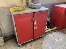 Steel storage cabinet