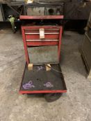 Steel tool chest with bespoke trolley