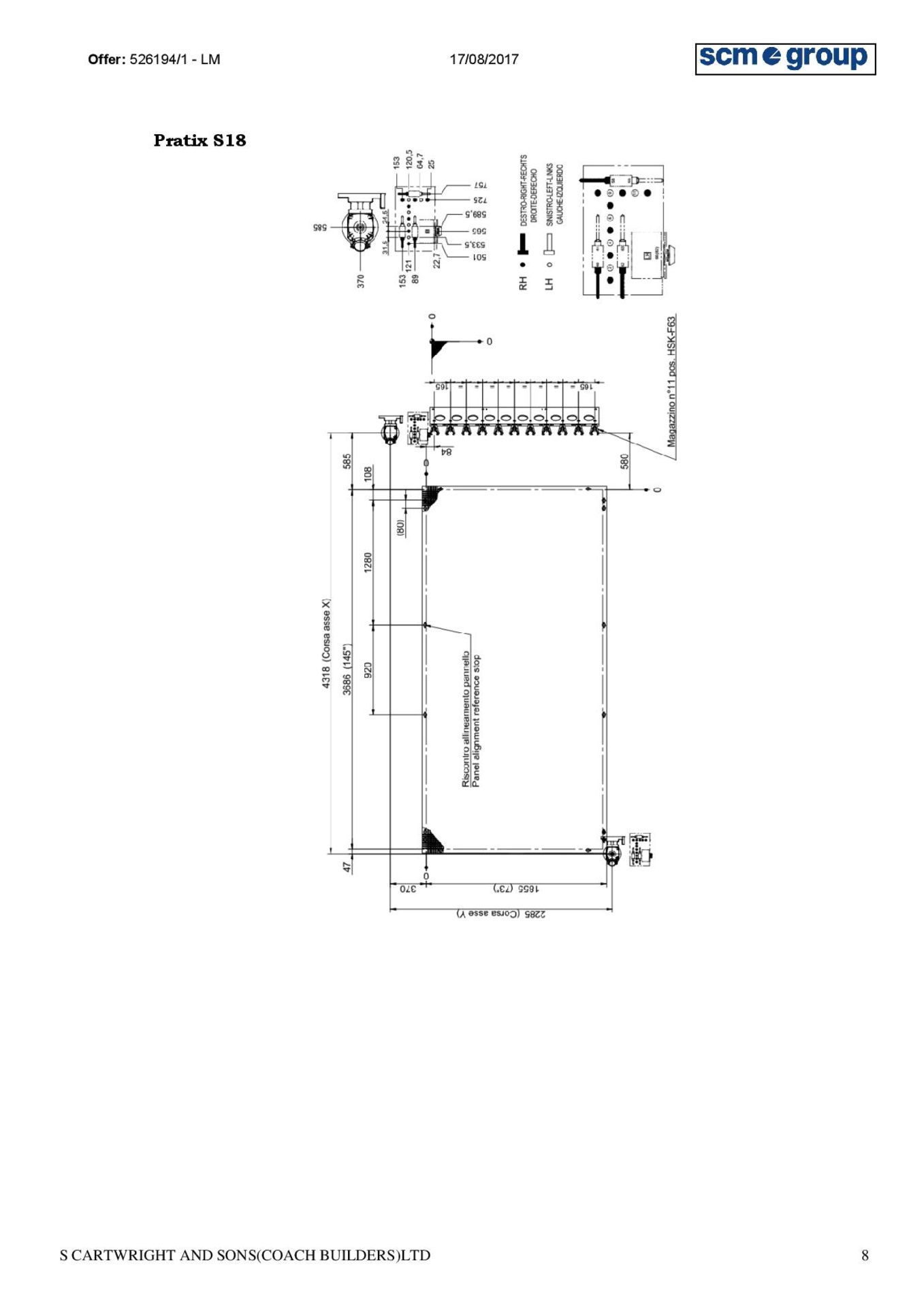 SCM Pratix S15C CNC router - Image 16 of 31