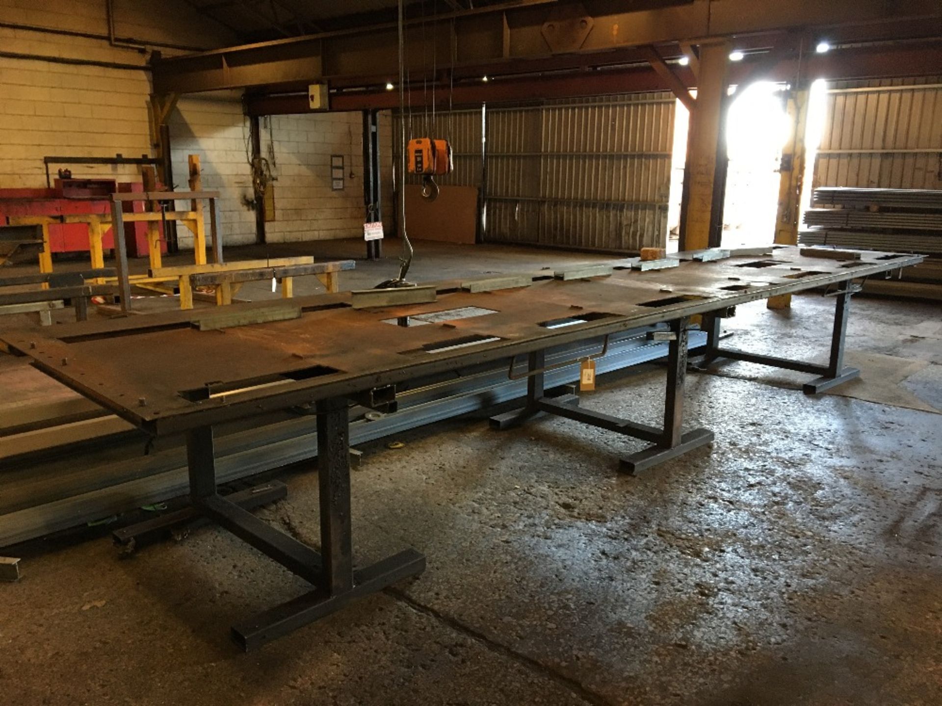 Heavy Duty Steel Fabrication Table