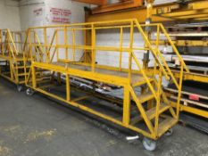 Steel framed mobile gantry