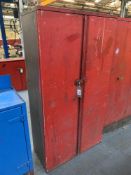 Steel 2 door storage cabinet