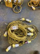 Quantity of 110v Extension Leads