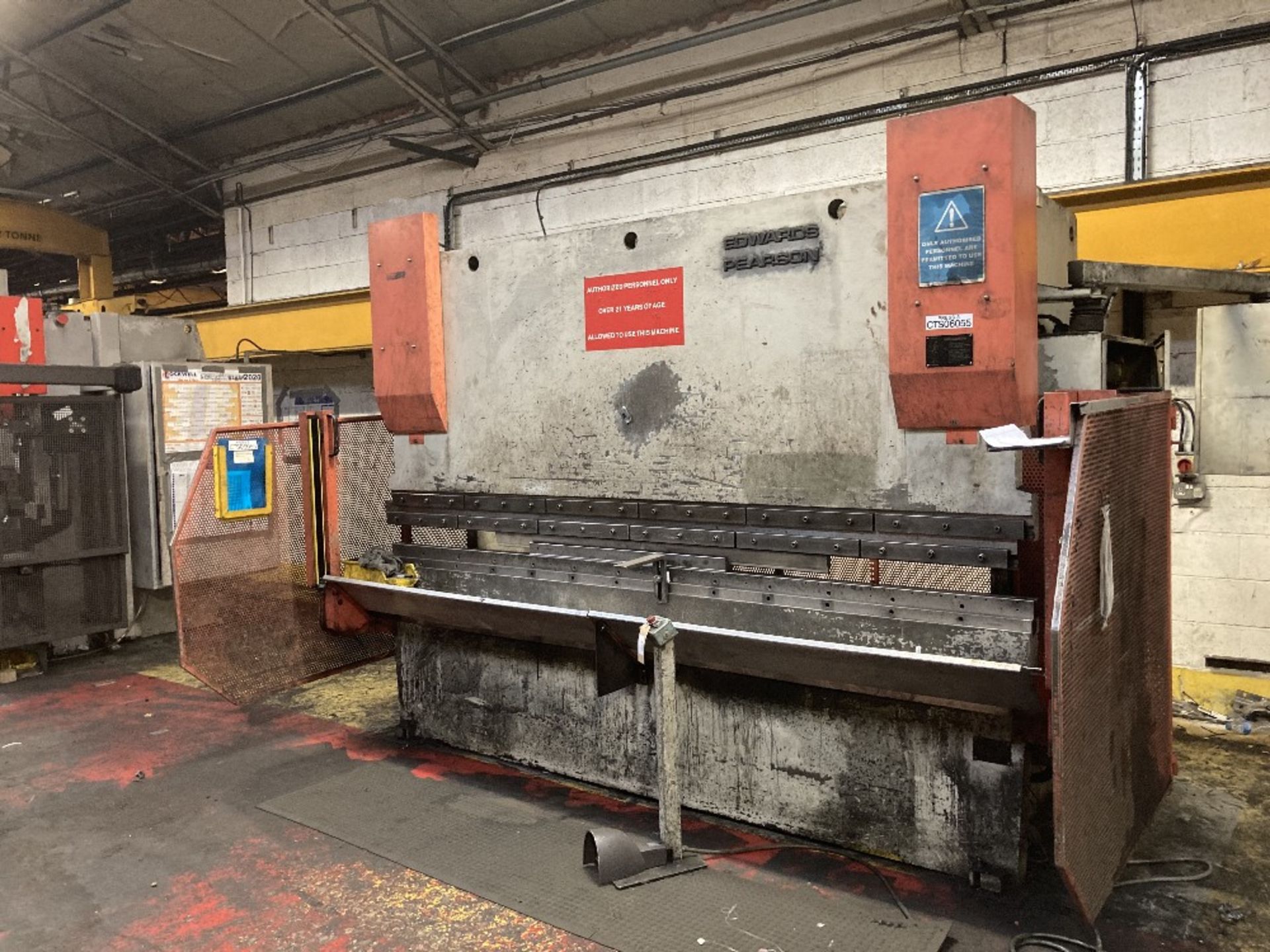 Edwards Pearson Model PR3-150T press brake