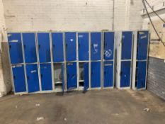 (20) Steel personal effects lockers