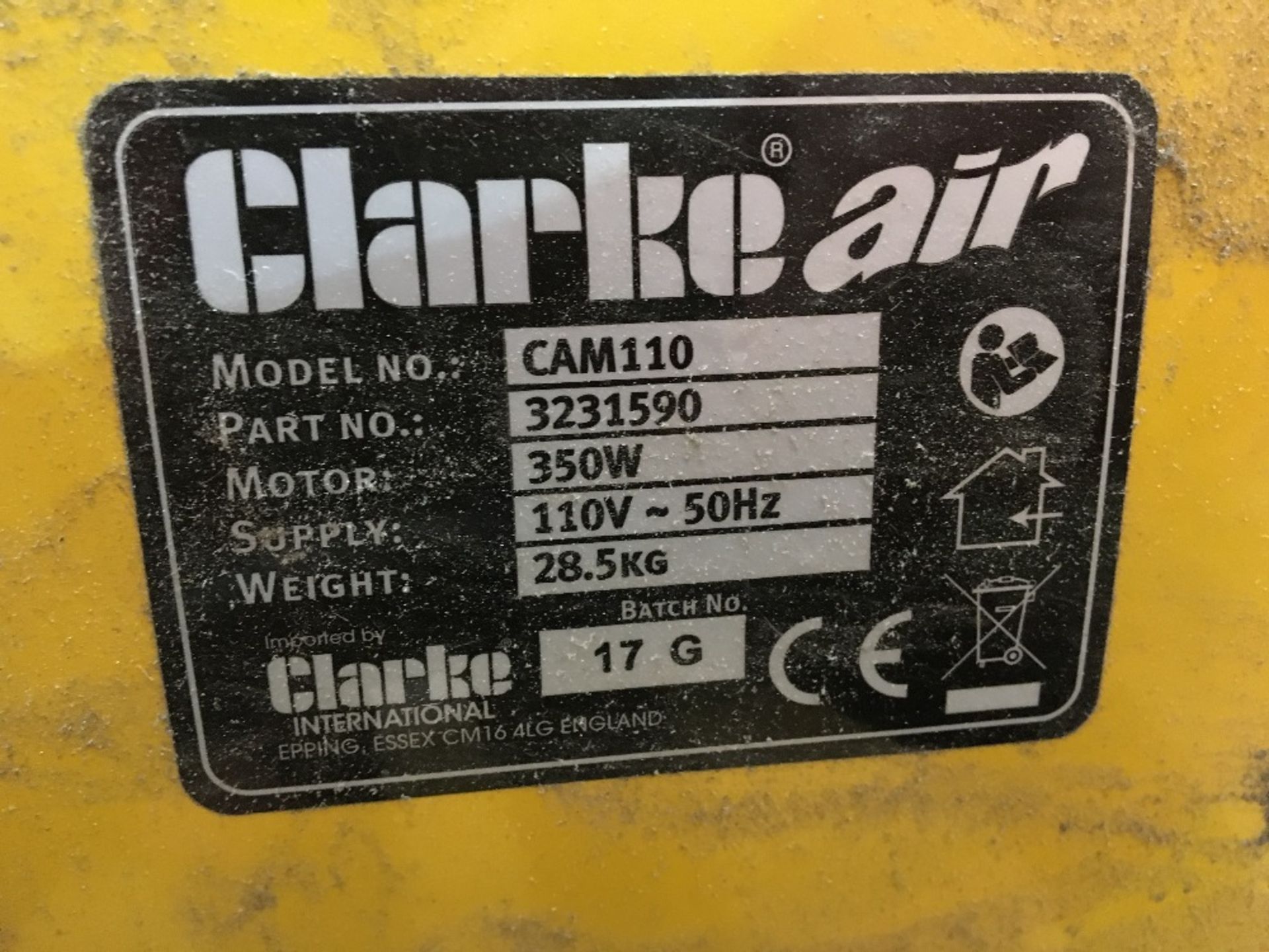 Clarke Air CAM110 industrial fan - Image 5 of 5